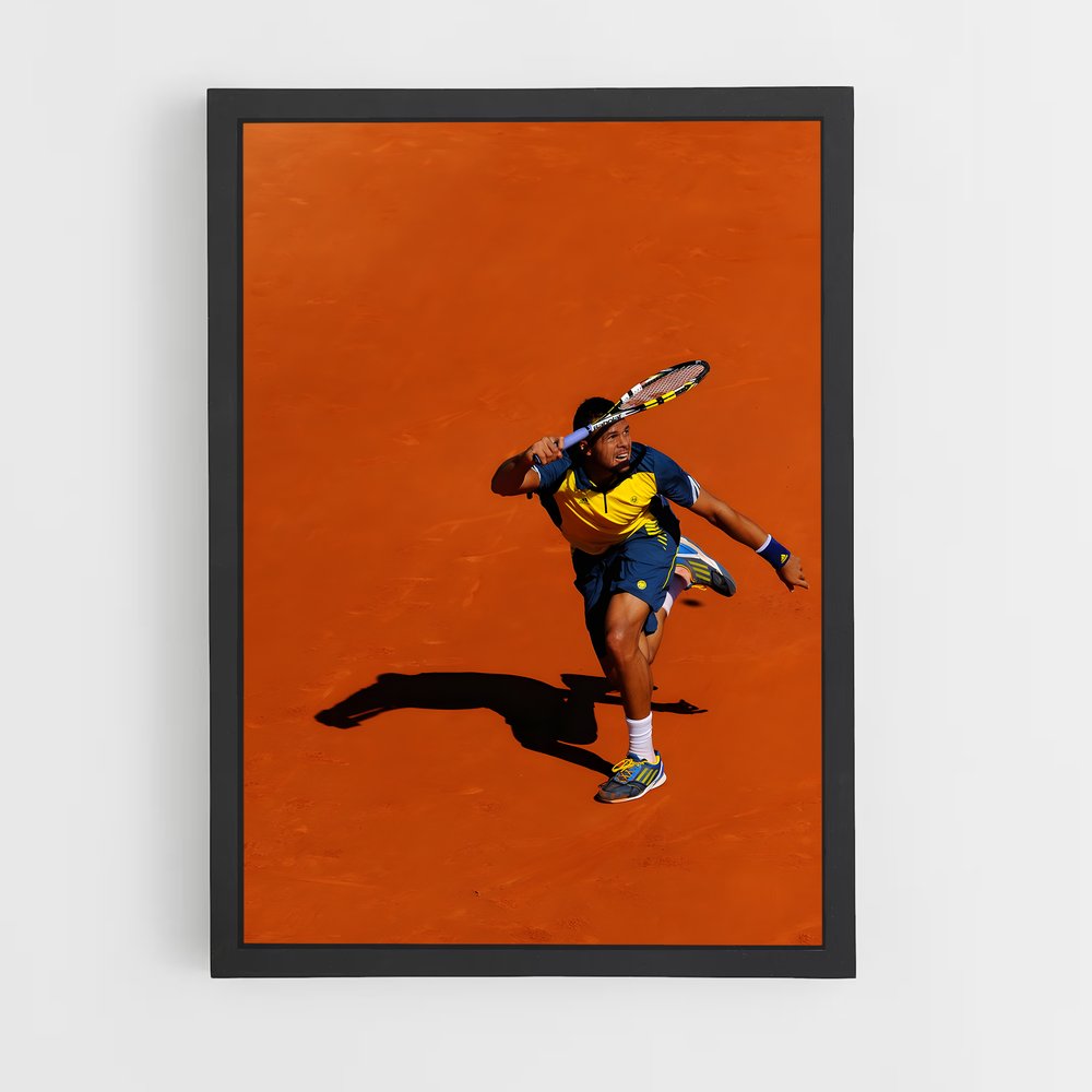 Poster Prêt à Frapper – affiche Tennis (vue 2)